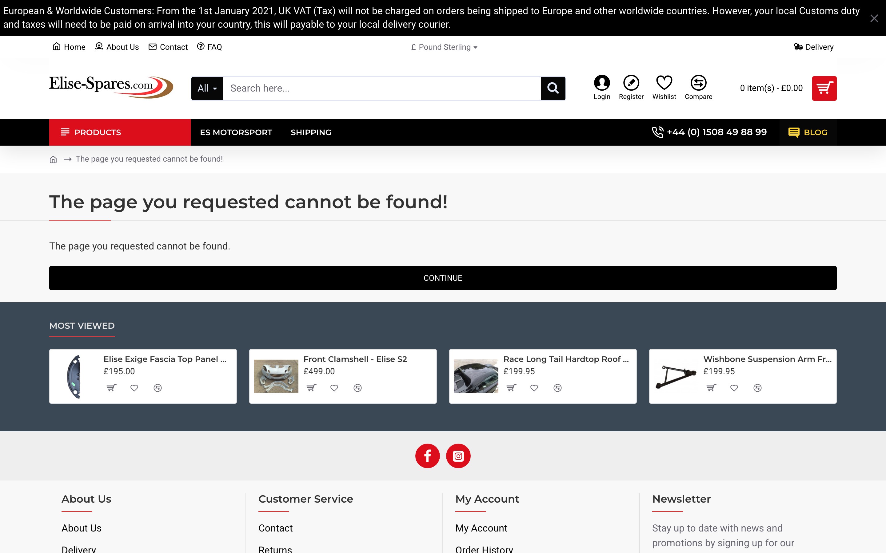 Parts catalogue